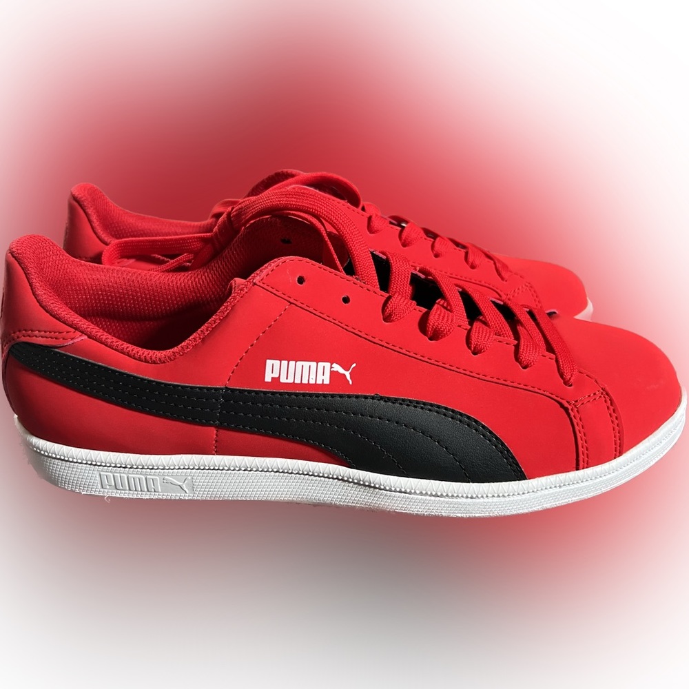 Puma shoes. RED. Mens 10 US. Never worn. You can’t get more red than these.